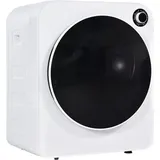Ablufttrockner Wäschetrockner / Edelstahl trockner / 3 kg / 830W / Weiß/ Dreifachfilter / 5 Programme / weiß / Überhitzungsschutz, Kann an der Wand