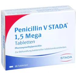 Penicillin V Stada 1,5 Mega Tabletten 10 St