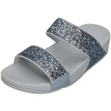 FitFlop Damen Lulu Multi Tonal Glitter Slides Polyurethane Quiet Blue Sandalen 40 EU - 40 EU