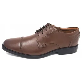 CLARKS Clarkslite Cap Oxford, Tan Leather, 45 EU - braun