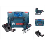 Bosch GST 12V-70 Professional Akku Stichsäge 12 V + 1x Akku 3,0 Ah + Ladegerät + L-Boxx