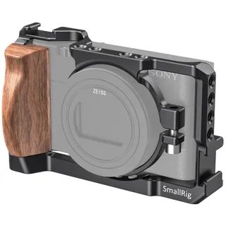 SmallRig 2434 Cage für Sony RX100 VII RX100 VI Camera CCS2434 Kamerabox 1/4" Black Wood