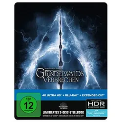 Phantastische Tierwesen: Grindelwalds Verbrechen 4K UHD + 2D Steelbook [Blu-ray] (Neu differenzbesteuert)