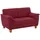 OTTO home Couch Mikrofaser 2-Sitzer Rot
