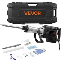 Vevor Abbruchhammer 3000 W inkl. Spitzmeißel, Schutzbrille