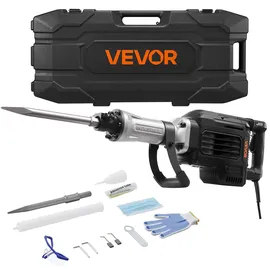 Vevor Abbruchhammer 3000 W inkl. Spitzmeißel, Schutzbrille