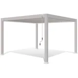 Weide Pergola Deluxe Plus 4 x 4 m Weiß