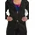Winshape Lange, kuschelige Hoodie-Jacke mit 2-Wege-Zipper J006 in schwarz | Gr.: XS