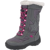 LICO Mädchen CATHRIN Schneestiefel, Grau/ Pink, 29 EU