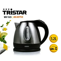 Tristar WK-1325 Wasserkocher Edelstahl 1,2 L 850 Watt