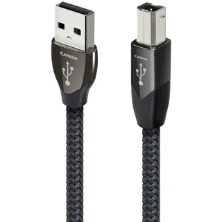 AudioQuest 0.75m Carbon USB A-B USB-Kabel 0,75 m USB B schwarz