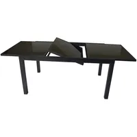 FRG Ausziehtisch 150-210 x 90 x 75 cm Schwarz