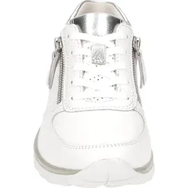 Gabor Sneaker Low Damen Weiß/Silber 38,5