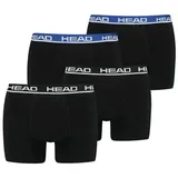 Head BOXERS 4 er Pack Head Herren Basic Boxer Pant Shorts Unterwäsche Unterhose SCHWARZ M