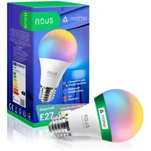 Nous Smart Light Lampe 9 W E27 RGB 1 St.