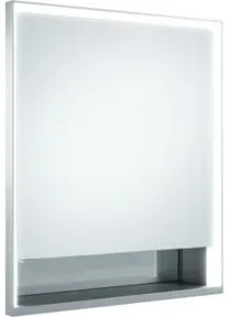 Keuco Spanplattenschraube kurze Tür Royal Lumos 65x73x13cm, An R, WE, Spiegel-Hz., m Abl