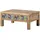 MASSIVMOEBEL24.DE Lounge Collection Couchtisch Mehrfarbig Mangoholz 90 x 60 x 40 cm