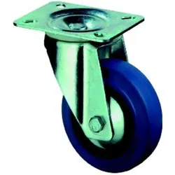 BS Rollen Lenkr.blau, Rollenkorb.LSS400.B61.125BS ROLLEN