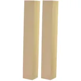 Corvus Schnitzblock Set 2 Stück Holz 2210 x 30 x 30 mm