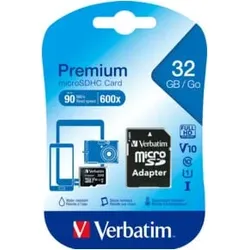 Verbatim microSDHC-Card 32GB Class 10 44083