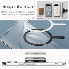 SPIGEN Ultra Hybrid OneTap Metal Ring MagSafe, white Google Pixel 9 Pro
