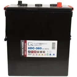 Q-Batteries 6DC-360 | 6V 360Ah Deep Cycle Traktionsbatterie