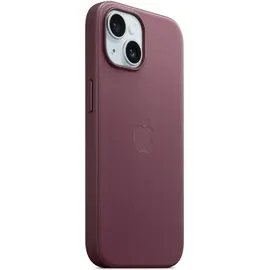Apple iPhone 15 Feingewebe Case mit MagSafe mulberry