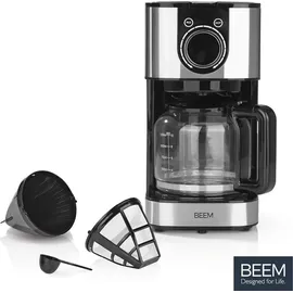 BEEM Fresh Aroma Filterkaffeemaschine Glaskanne schwarz
