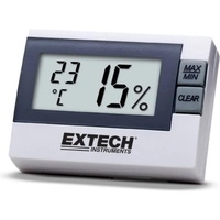 Extech Luftfeuchtemessgerät (Hygrometer) Hygro meter Mini, Thermometer + Hygrometer, Grau