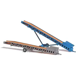 2 Förderbänder (Bausatz) Modell von Busch 1:87