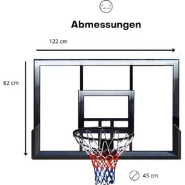 PEGASI Basketballbrett School 122x82cm