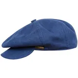 Sterkowski Vigo Sommermütze Herren Stilvoll | Linen Sommer Schirmmütze | Herren Sommerkopfbedeckung Gatsby Mütze Leinen Outdoor Leinen Cap Leichte Schirmmütze Herren 56 cm Blau - 56