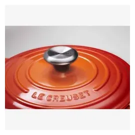 Le Creuset Signature Bräter 22 cm rund schwarz glänzend