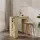 vidaXL Bartisch mit Regal 102 x 50 x 103,5 cm Braun