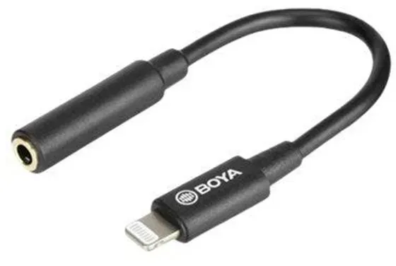 BY-K3 - Lightning to headphone jack adapter - 6 cm