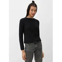 QS Longpullover Strick Schwarz XS
