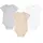 huggies babywear Body HUGGIES BABYWEAR "HUGB 3PK BODYSUIT", Kinder, Gr. 5 (12M/80), N-Gr, huggies cloud grau htr, Jersey, Obermaterial: 100% Baumwolle, Basic, Rundhals, Bodys Body, aus Baumwolle