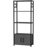 [en.casa] Küchenregal Arhuni 139 x 56 x 30 cm Anthrazit