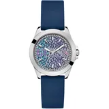 GUESS Trend GW0749L1 Damenuhr, Silikonarmband, Mineralglas, analog