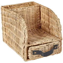 Schreibtisch-Organizer MALPELO Rattan Naturfarben