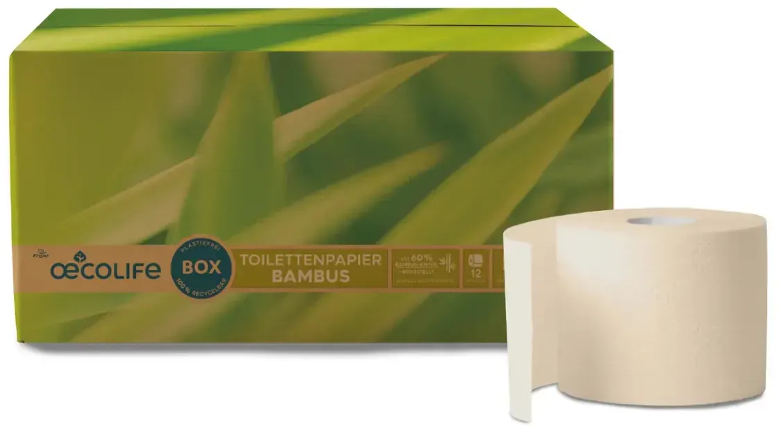 Toilettenpapier 12er Box BAMBUS