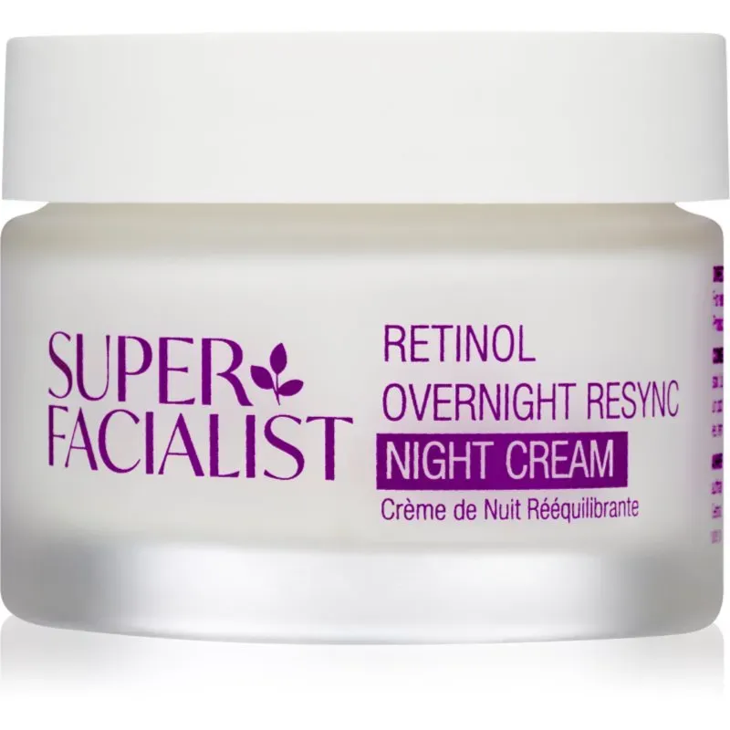 Super Facialist Retinol Overnight Resync glättende Nachtcreme gegen Falten 50 ml