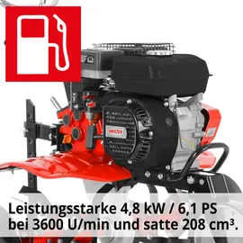 Hecht 796 Benzin-Motorhacke 6,1 PS 4,5 kW 80 cm Arbeitsbreite