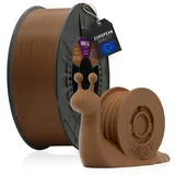 winkle feed your printer WINKLE PLA HD Filament 1.75mm Braun, 300g Spule, 3D Drucker Filament Kompatibel mit FDM Druckern, 3D-Druckmaterialien, Maßgenauigkeit +/- 0.05mm, Bioabbaubar Leicht zu Bedrucken