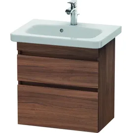 Duravit DuraStyle Waschtischunterschrank 2 Schubkästen, wandhängend 6479, - 61 × 36,8 cm, Nussbaum Natur Dekor