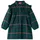 vidaXL Kinderkleid mit Langen Ärmeln Rüschen Dunkelgrün 128