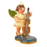 Hubrig Volkskunst GmbH Engel mit Cello 6,5 cm beige/bunt