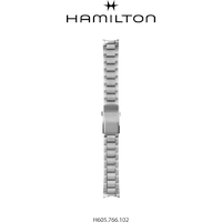 Hamilton Metall Khaki Aviation Band-set Edelstahl H695.766.102 - silber