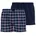 Wäsche Boxershorts mit Label-Patch im 2er-Pack Dunkelblau XXL