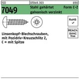 Reyher Blechschraube ISO 7049 LIKO Spitze/PZ 3,9x 38 -C-Z Stahl geh.galv.verz. 100St.